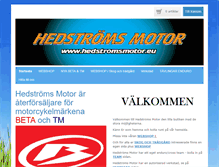 Tablet Screenshot of hedstromsmotor.eu